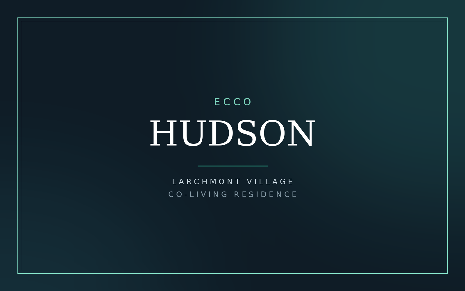 Ecco Hudson: Boutique Co-Living in Larchmont Village
